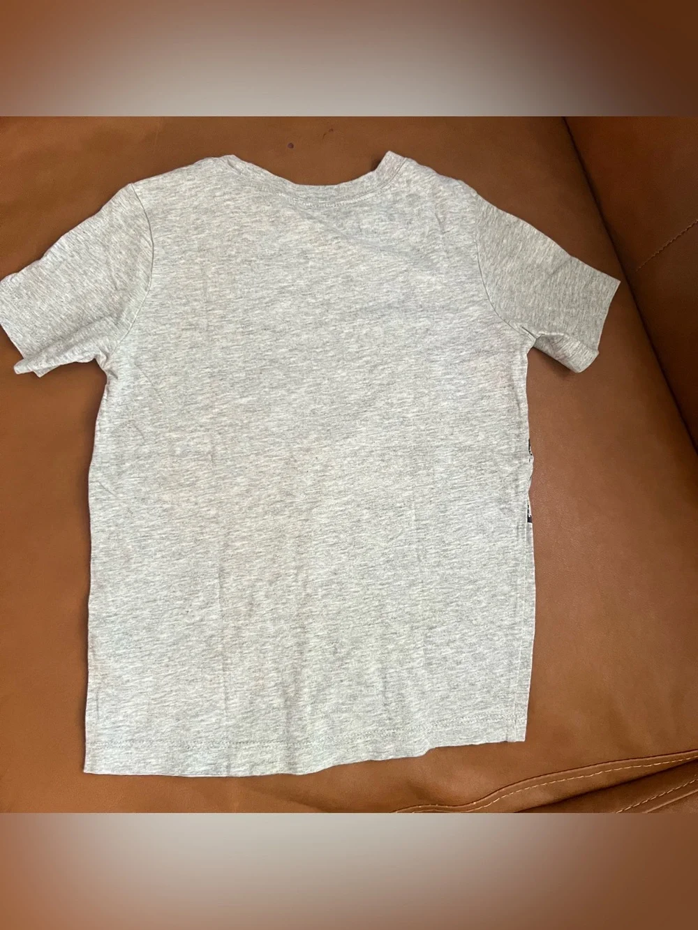Carter's Gray Tee with Navy, Red & White American Flag Graphic T Shirt Sz 3T